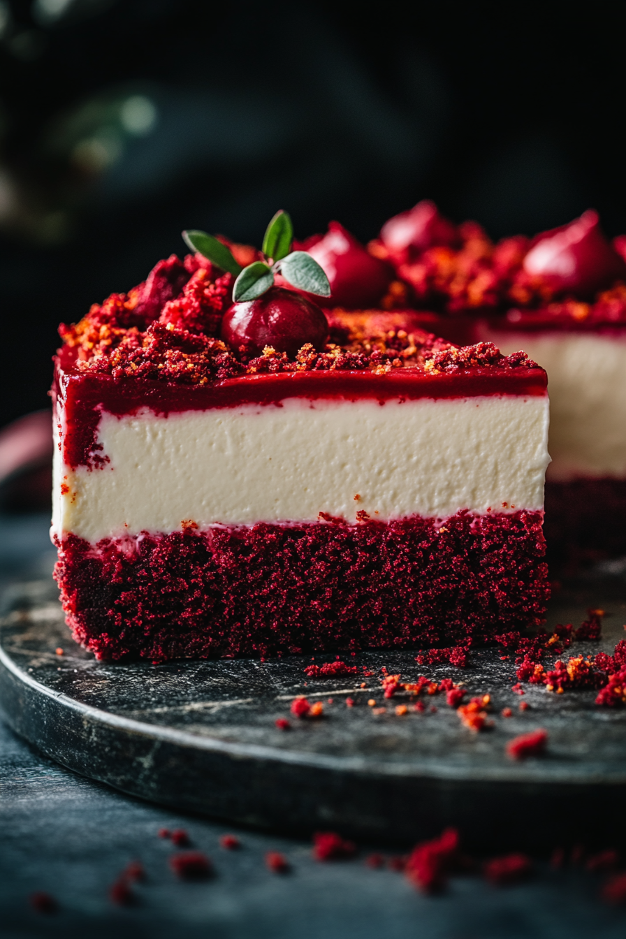 Luscious Red Velvet Cheesecake Brownies